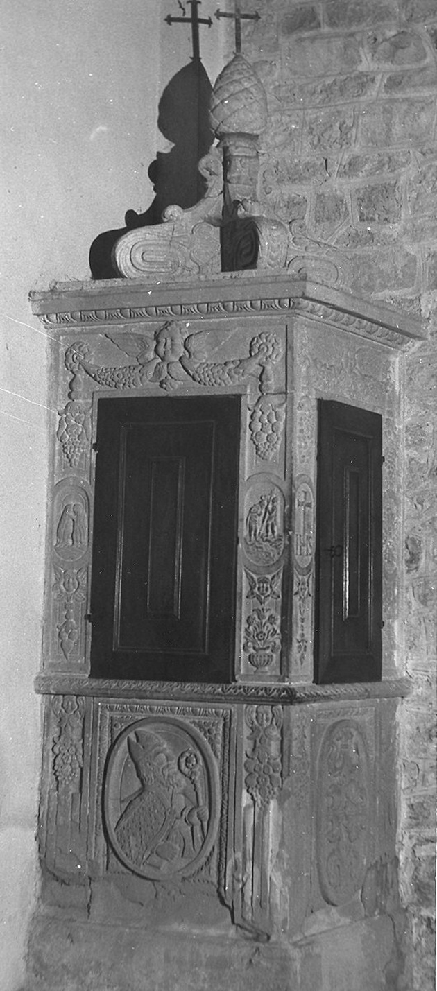 fonte battesimale - ambito parmense (?) (sec. XVII)