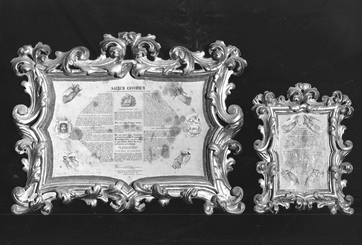 cartagloria, insieme di Calestani Francesco (attribuito) (inizio sec. XVIII)