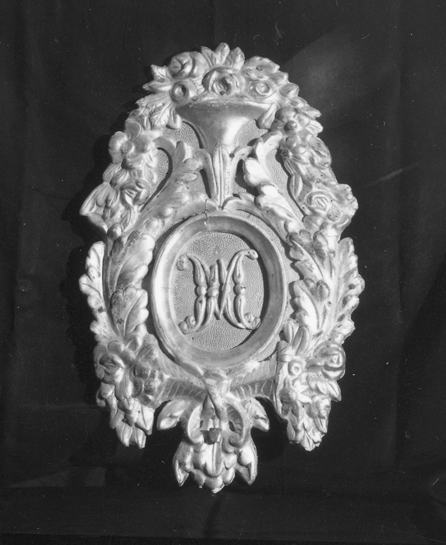 candeliere da parete di chiesa, serie - ambito parmense (fine sec. XVIII)