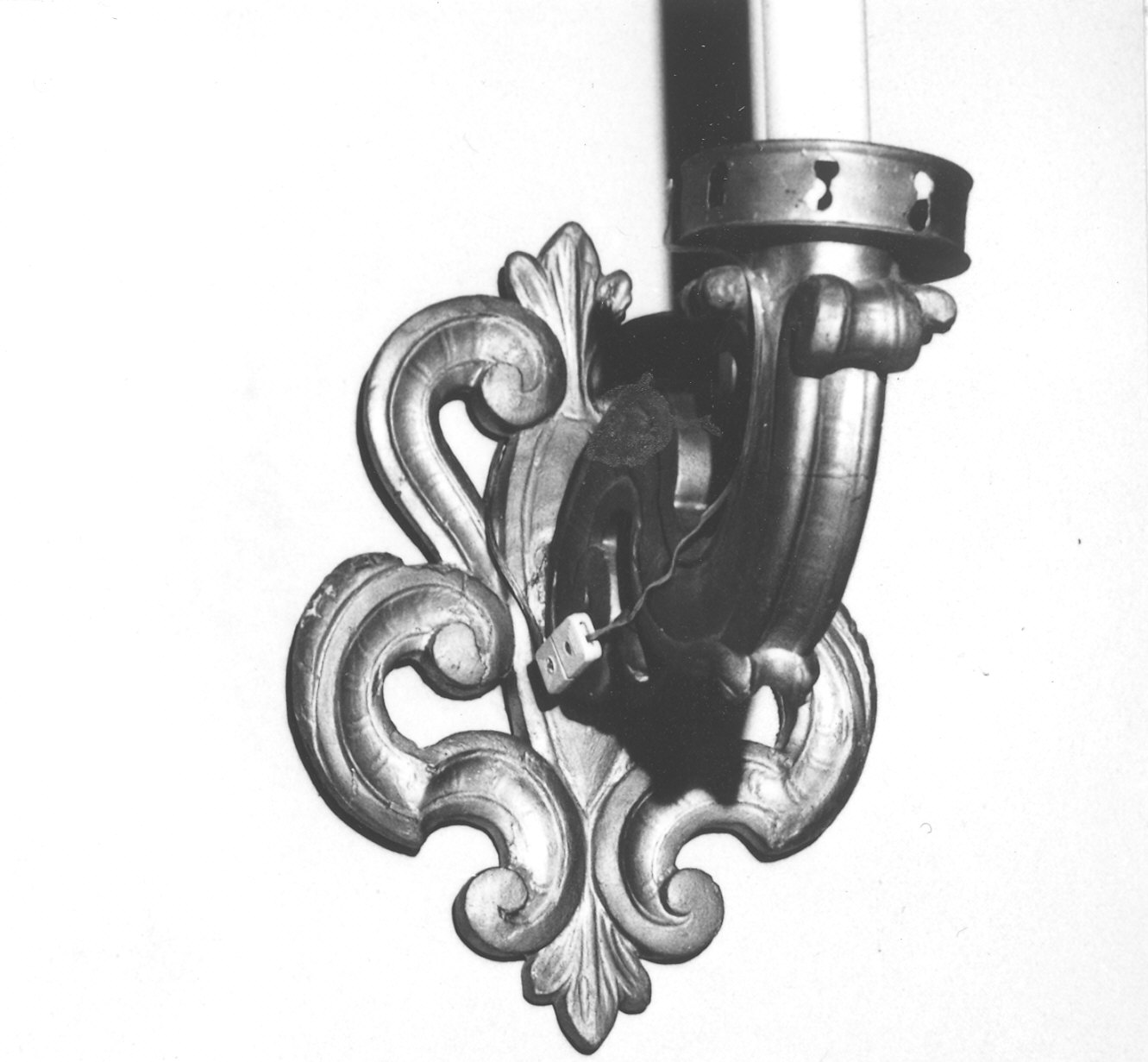 candeliere da parete, serie - ambito parmense (fine, prima metà sec. XVIII, sec. XX)