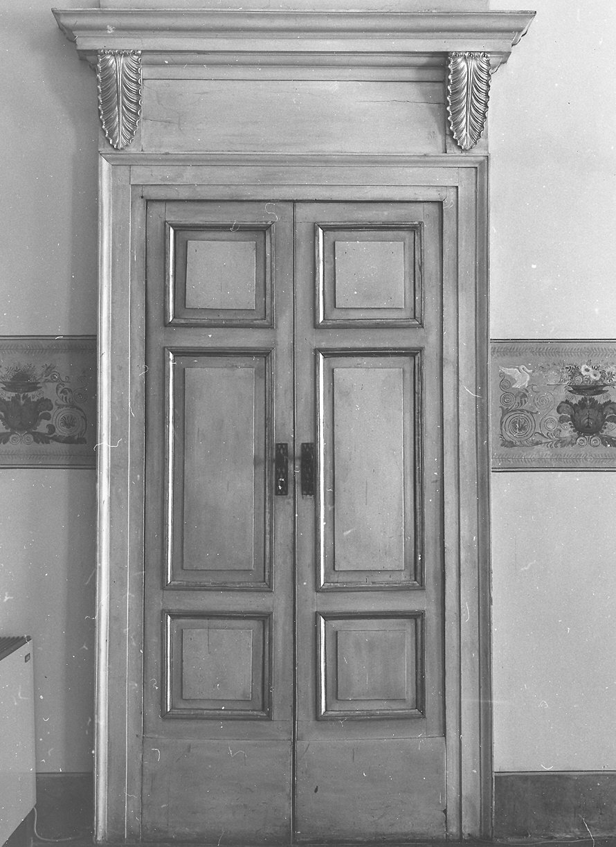 porta - a due battenti, serie - ambito piacentino (sec. XIX)