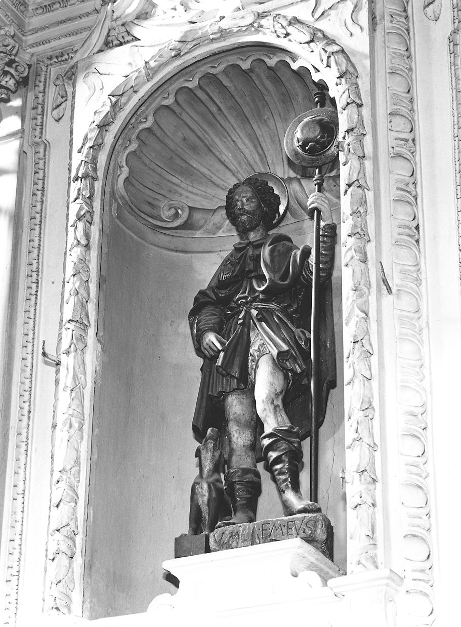 San Rocco (scultura) - ambito piacentino (sec. XVI)