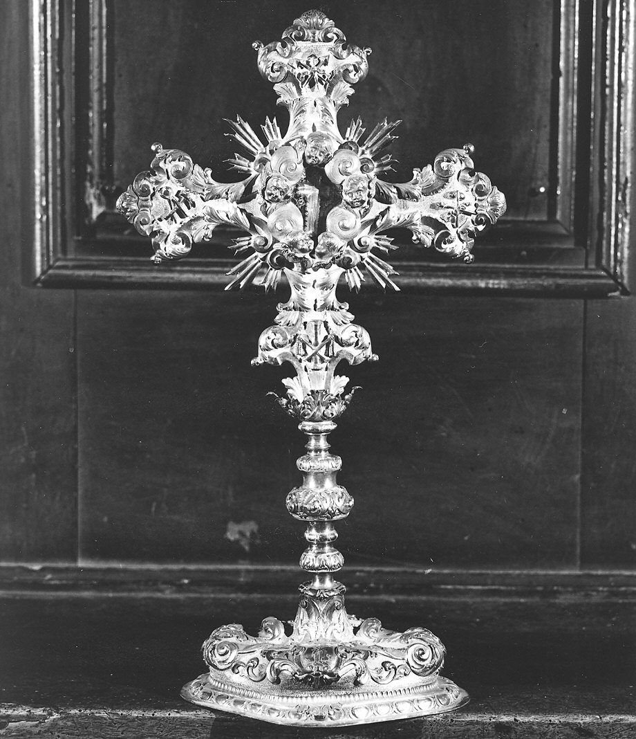 reliquiario - a croce di Zocchi Giuseppe (sec. XVIII)