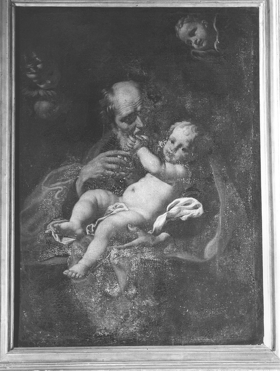 San Giuseppe e Gesù Bambino (dipinto) - ambito emiliano (sec. XVIII)