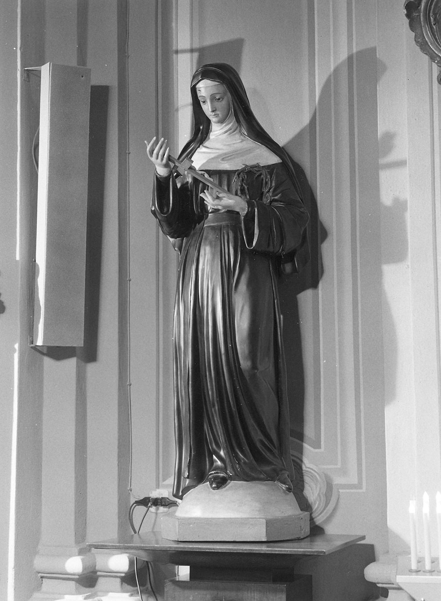 Santa Rita da Cascia (statua) - produzione italiana (metà sec. XX)
