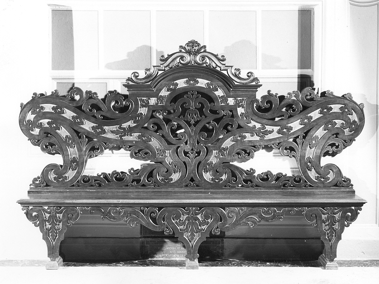 panca, serie - ambito piacentino (metà sec. XVIII)