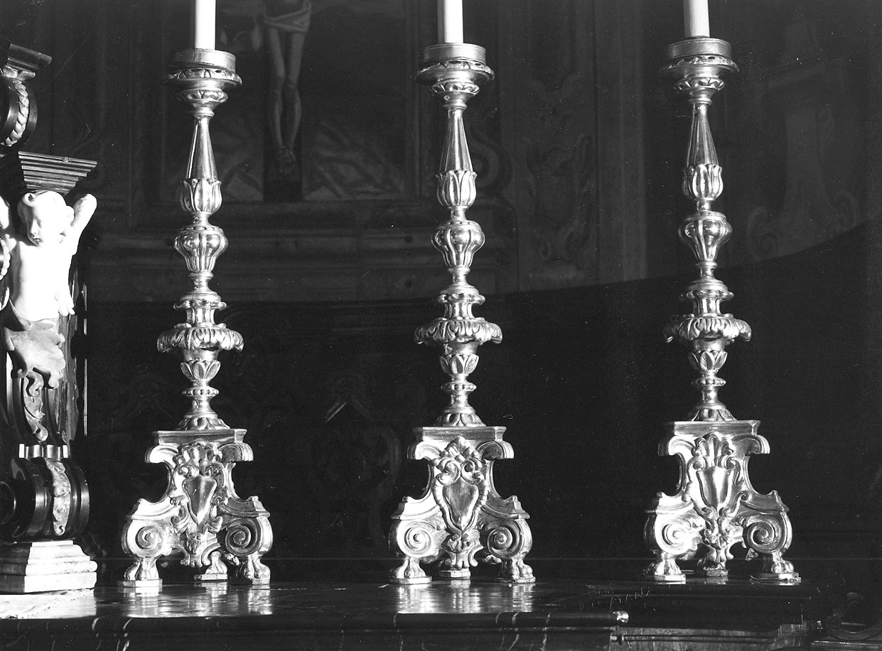 candelabro, serie - ambito piacentino (sec. XVIII)
