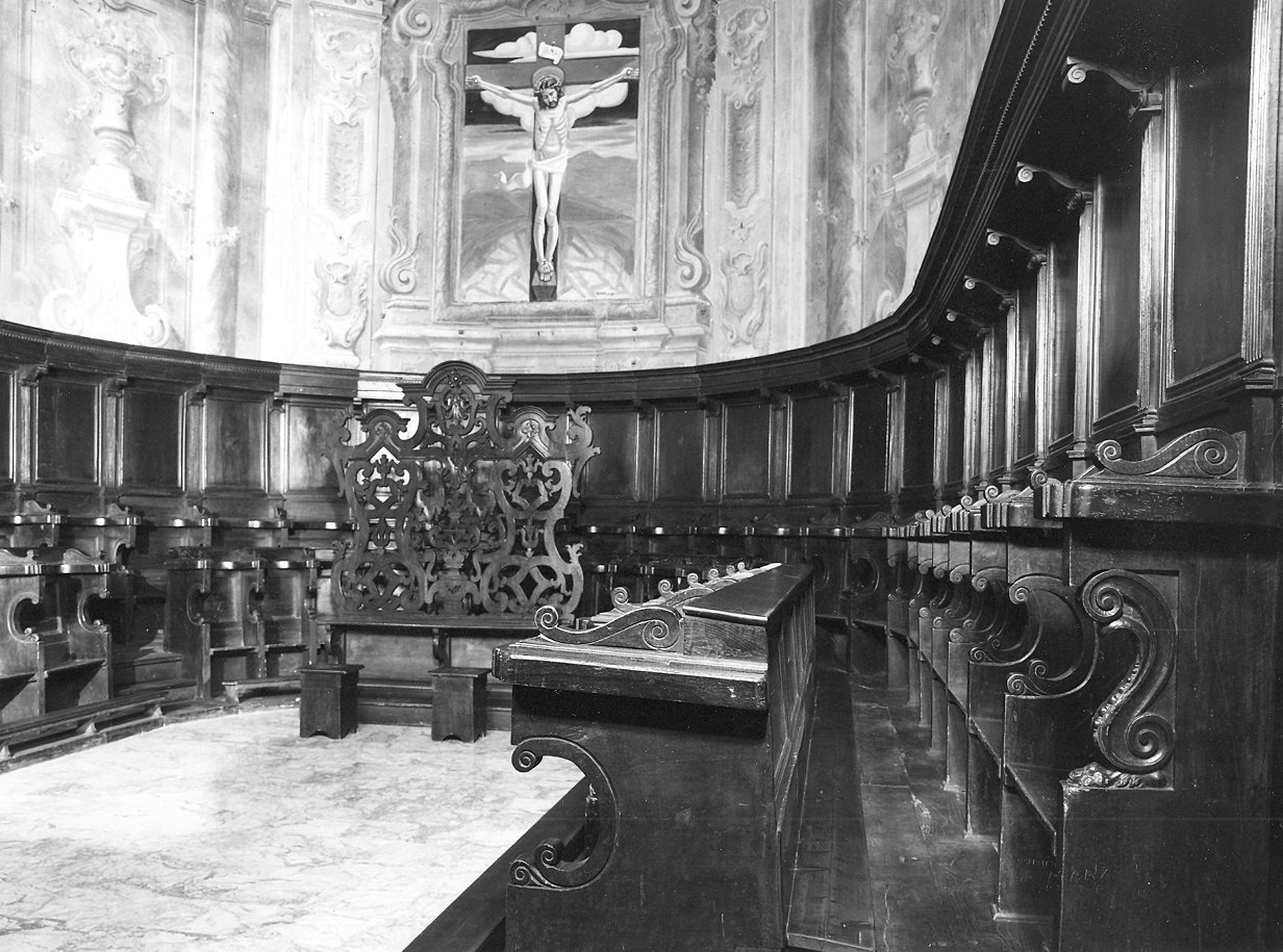 stalli del coro - ambito piacentino (sec. XVII)