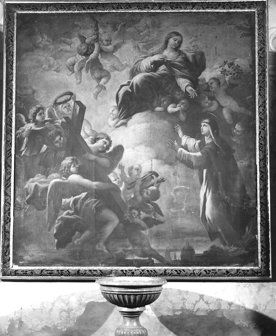 estasi di Santa Teresa d'Avila (dipinto) di Giordano Luca (attribuito) (sec. XVII)