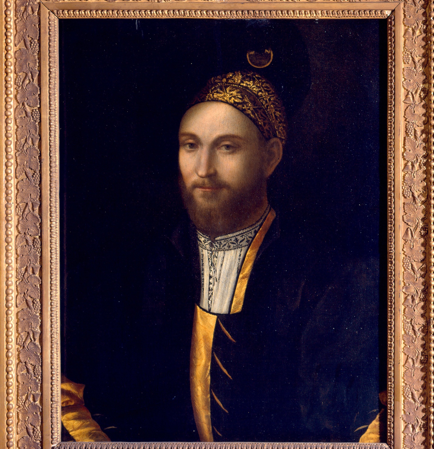 Ritratto d'uomo (dipinto) di Mazzola Francesco detto Parmigianino (cerchia) (sec. XVI)