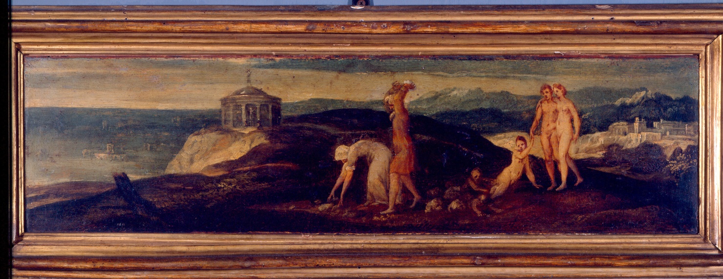 Deucalione e Pirra (dipinto) di Sustris Lambert (secondo quarto sec. XVI)