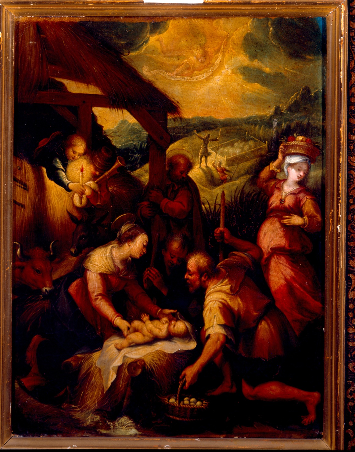 adorazione dei pastori (dipinto) di Calvaert Denys (inizio sec. XVII)