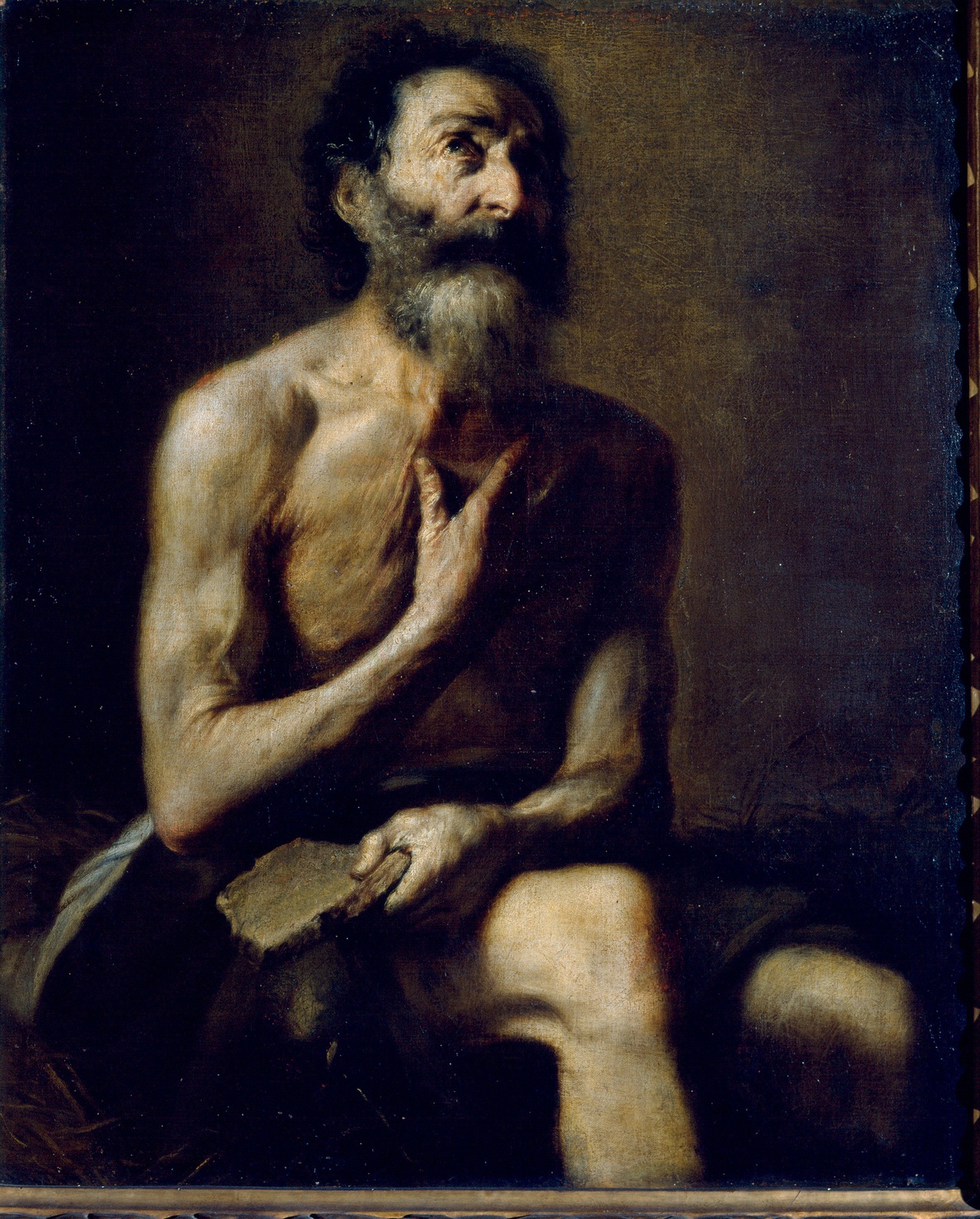Giobbe (dipinto) di Pereda Antonio de (attribuito) (sec. XVII)