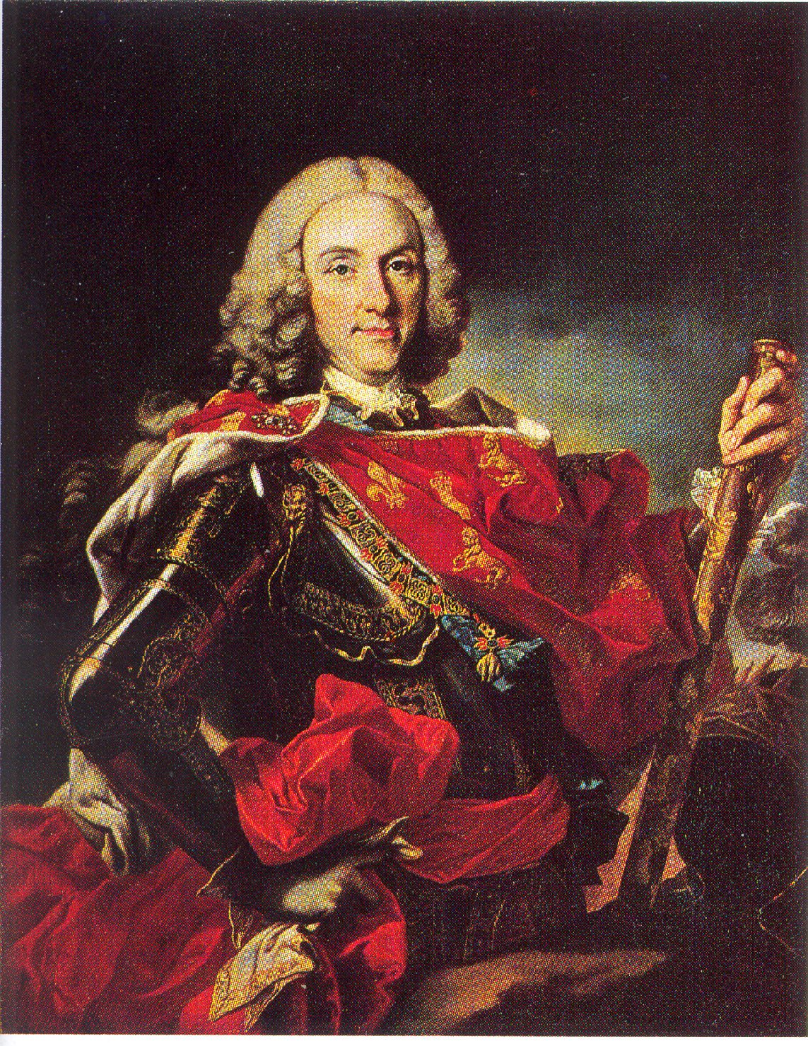 Filippo V con l'armatura (dipinto) - ambito spagnolo (?) (metà sec. XVIII)