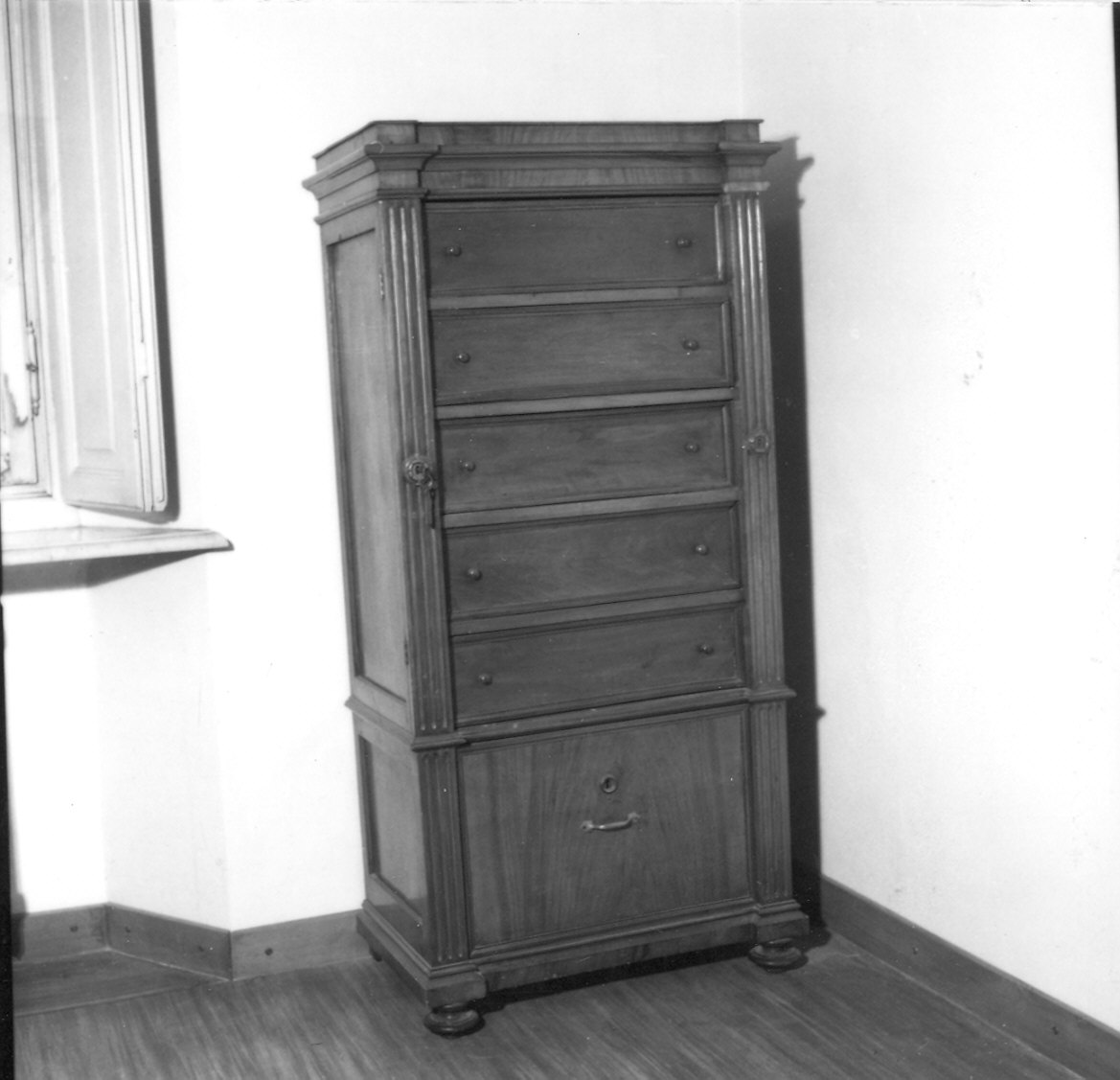 secrétaire, coppia - ambito parmense (?) (seconda metà sec. XIX)