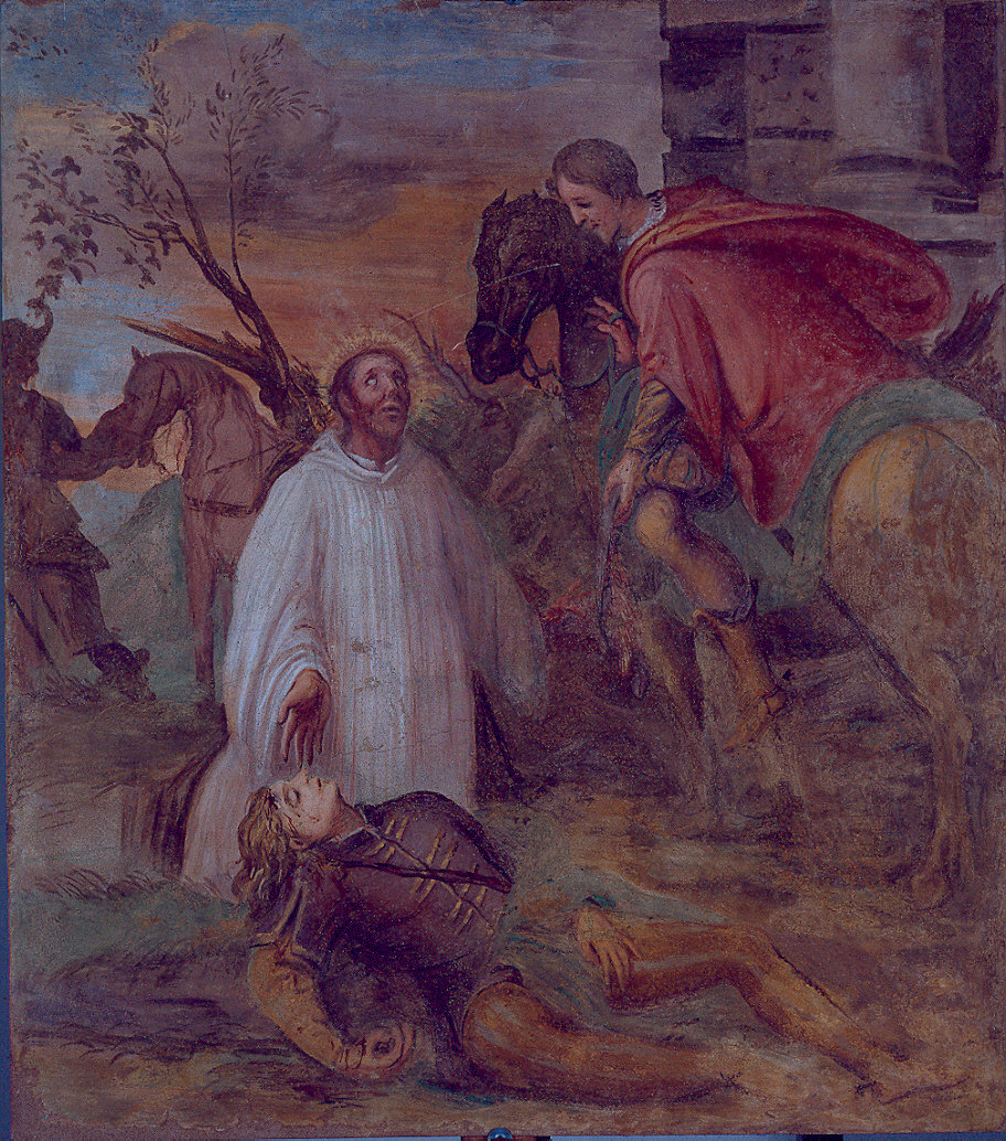 vita di un monaco cistercense (dipinto, ciclo) - ambito emiliano-lombardo (fine sec. XVII)