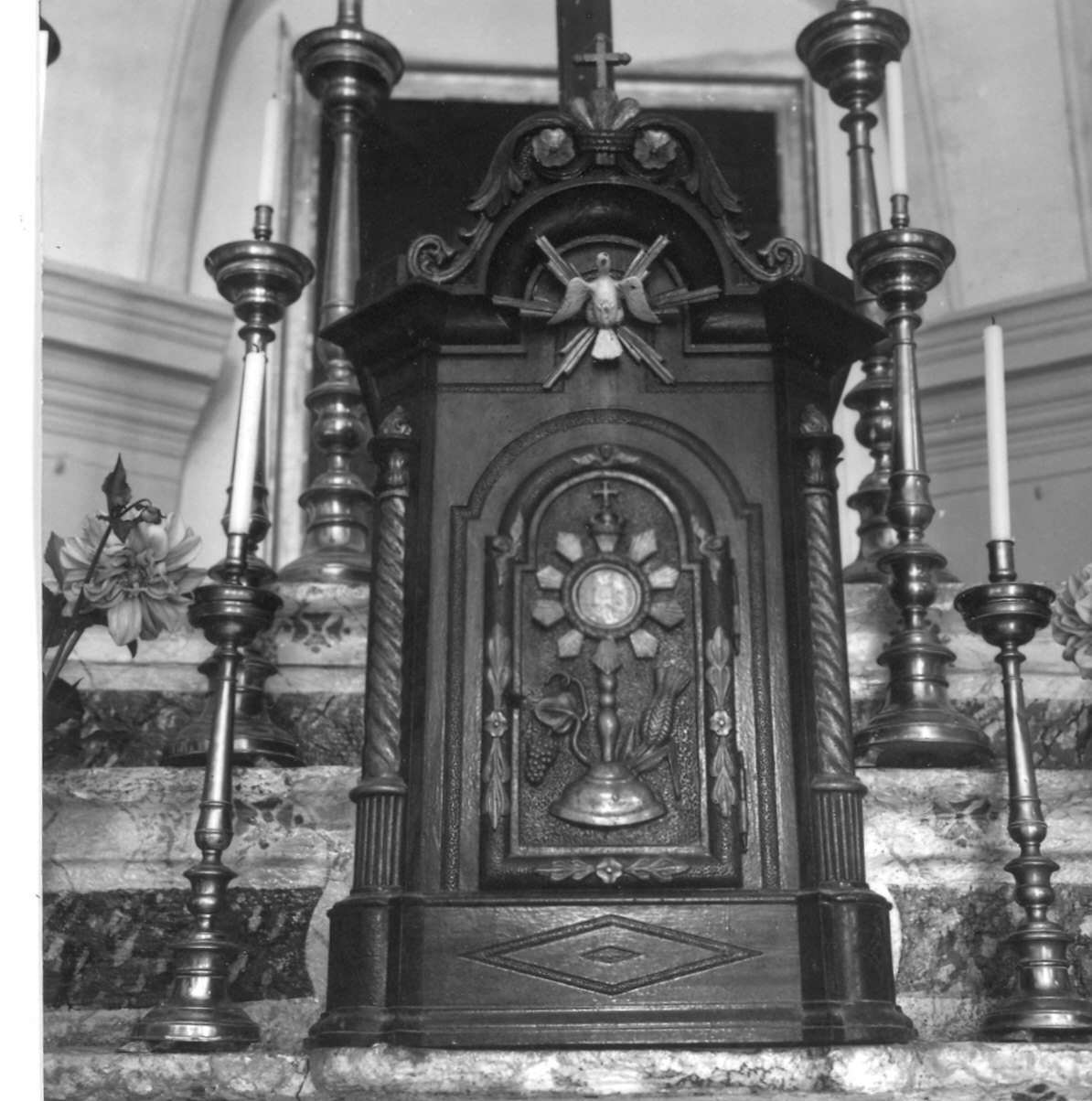 tabernacolo - a tempietto - ambito parmense (sec. XIX)