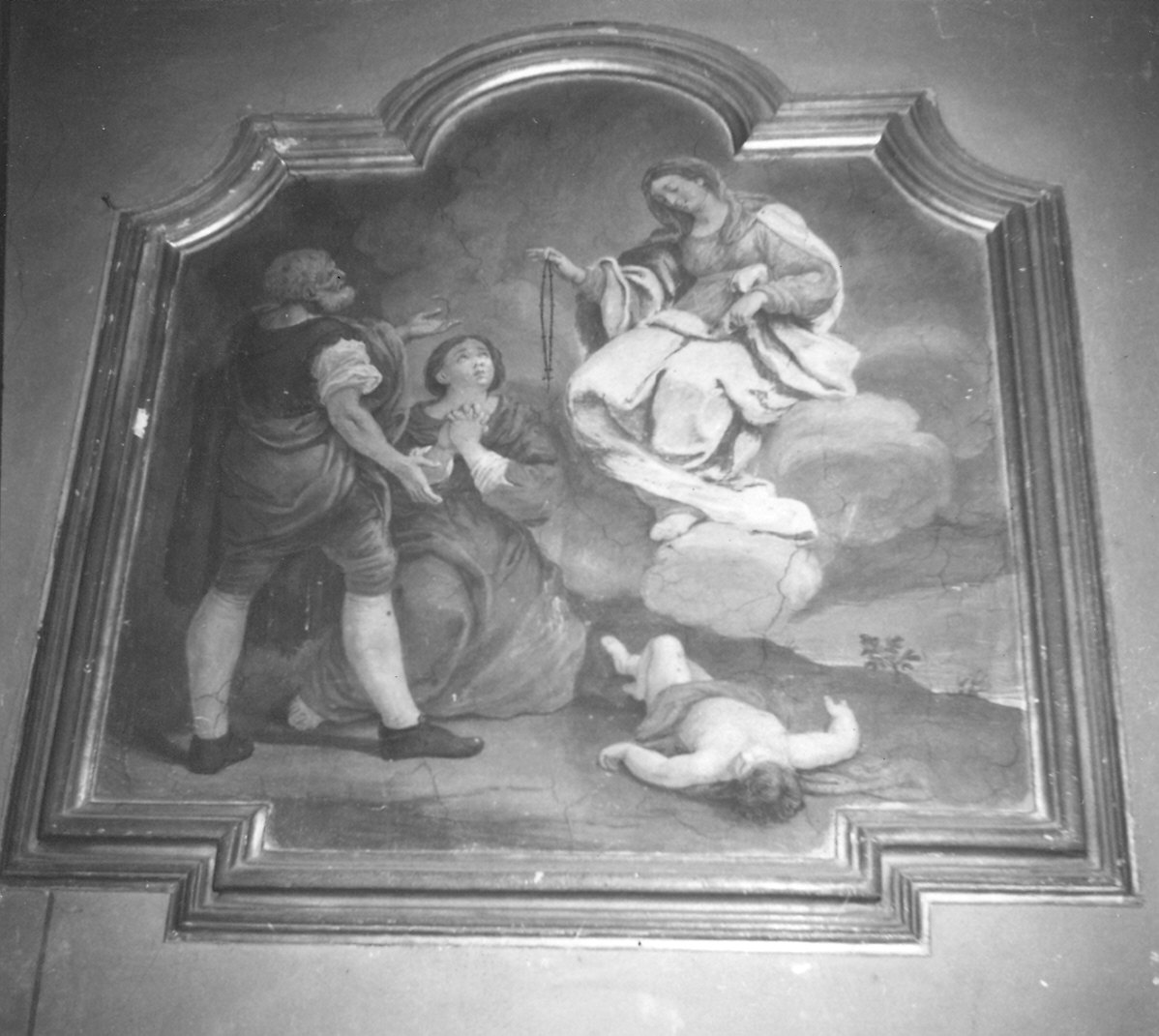 La Vergine che vince la morte (dipinto) di Peroni Giuseppe (sec. XVIII)