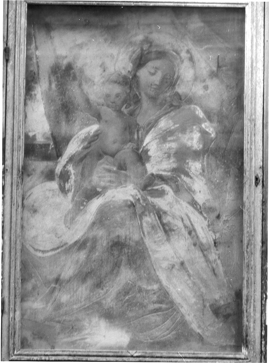 Madonna con Bambino (dipinto) di Conti Giovanni Maria detto Della Camera (scuola) (fine sec. XVII)