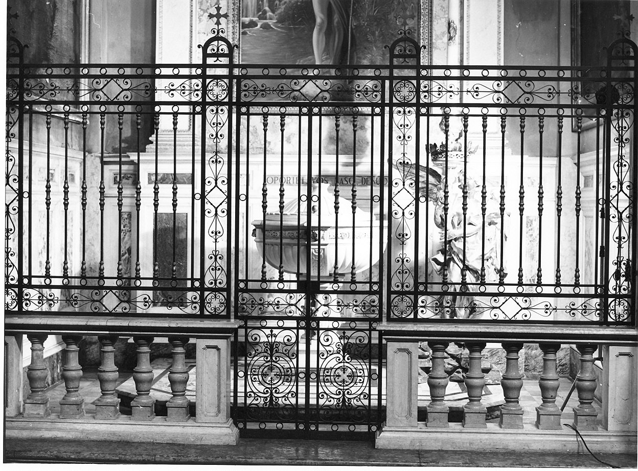 cancellata di cappella - ambito parmense (sec. XIX)