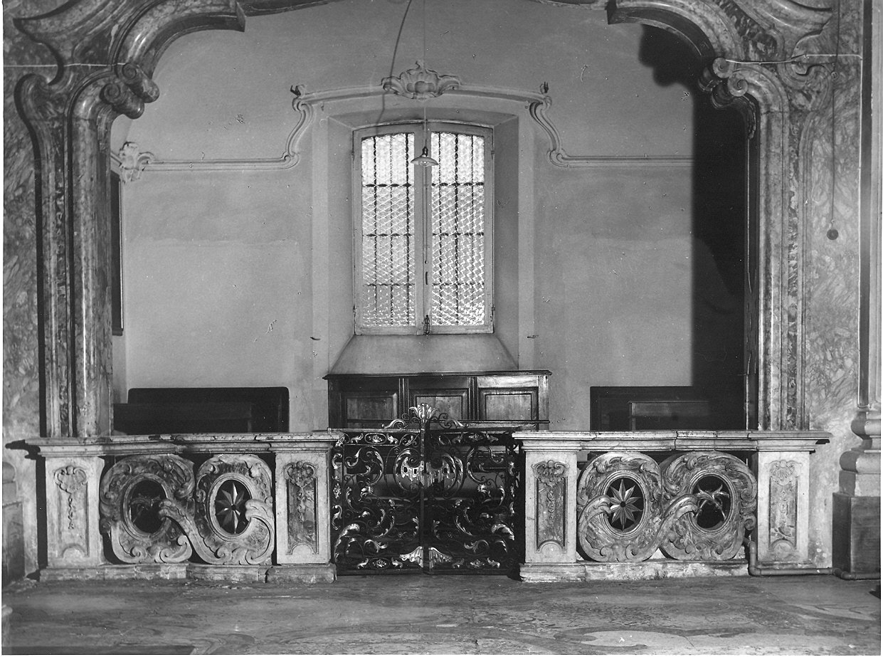 cancellata di balaustrata, serie - ambito parmense (sec. XVIII)