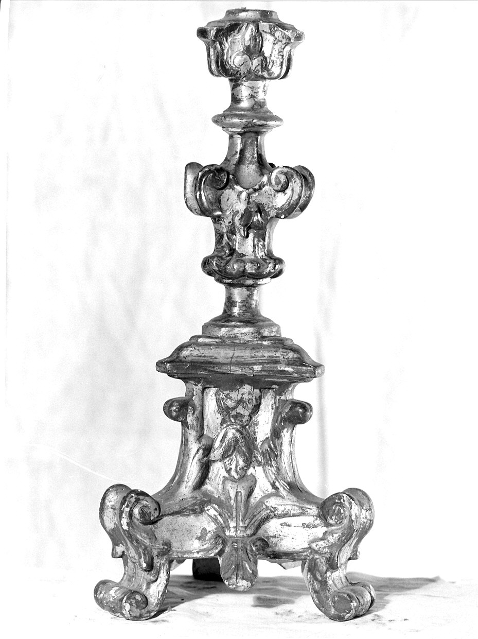 base per croce d'altare, frammento - ambito parmense (sec. XVIII)