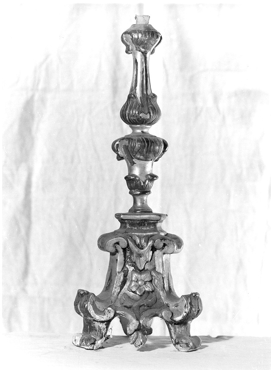 base per croce d'altare, frammento - ambito parmense (sec. XVIII)