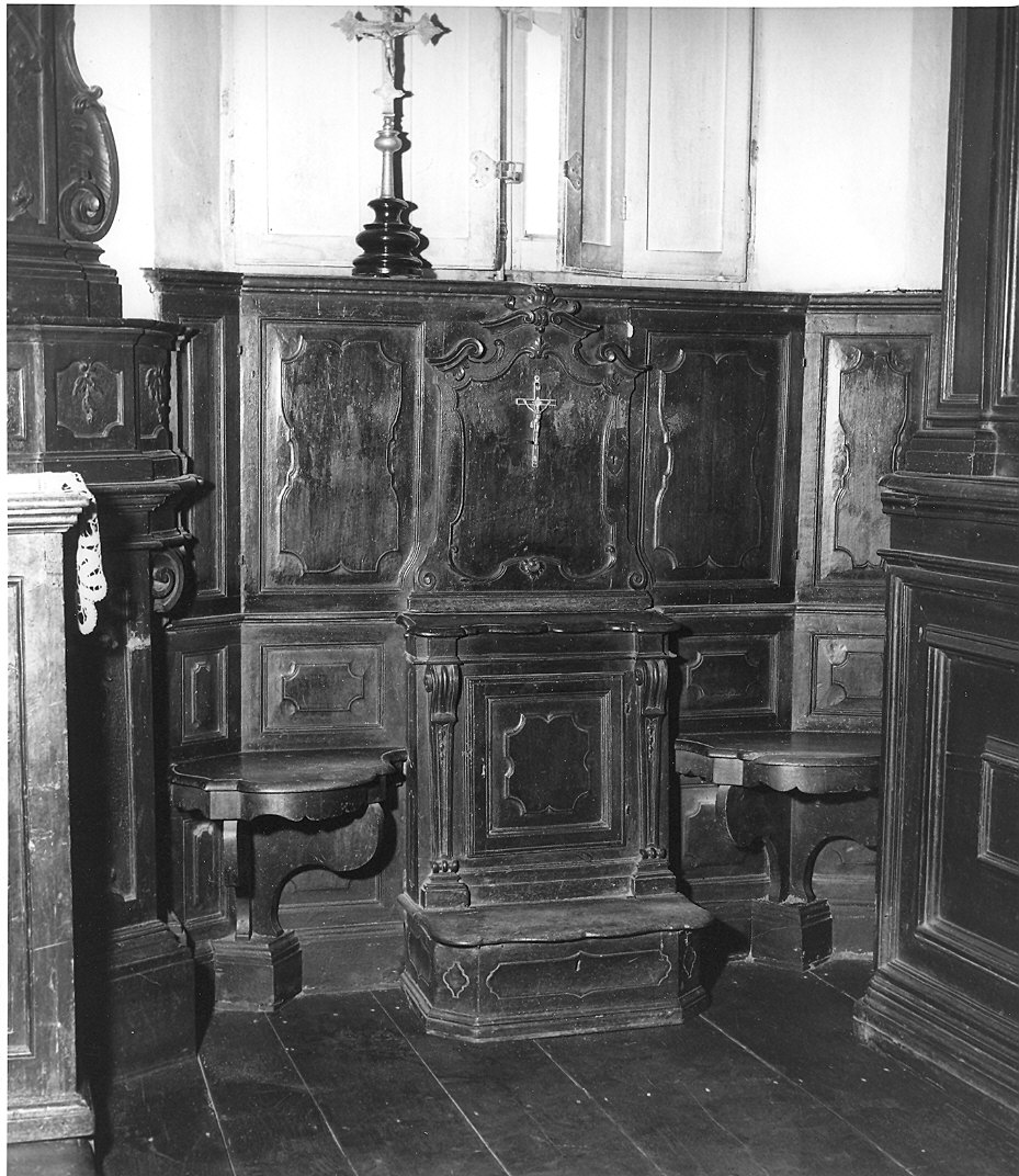 inginocchiatoio, coppia - ambito parmense (sec. XVIII)