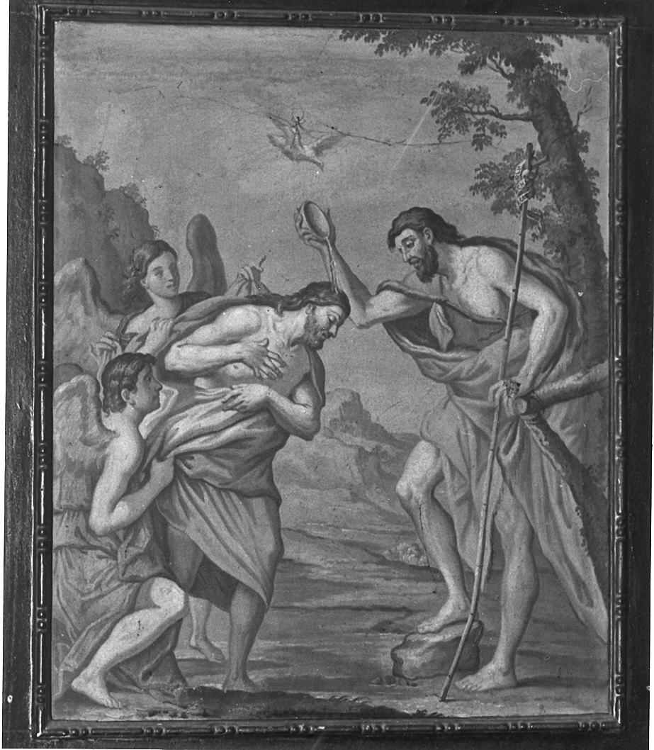 battesimo di Cristo (dipinto) - ambito parmense (sec. XVIII)