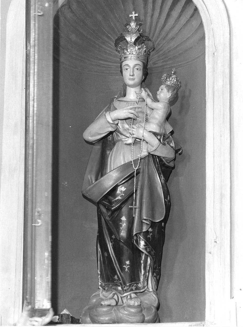 Madonna della Neve, Madonna con Bambino (statua) - ambito piacentino (fine/inizio secc. XIX/ XX)