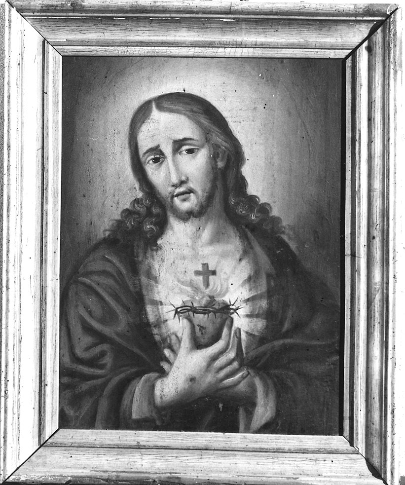 Sacro Cuore di Gesù (dipinto) - ambito piacentino (fine/inizio secc. XIX/ XX)