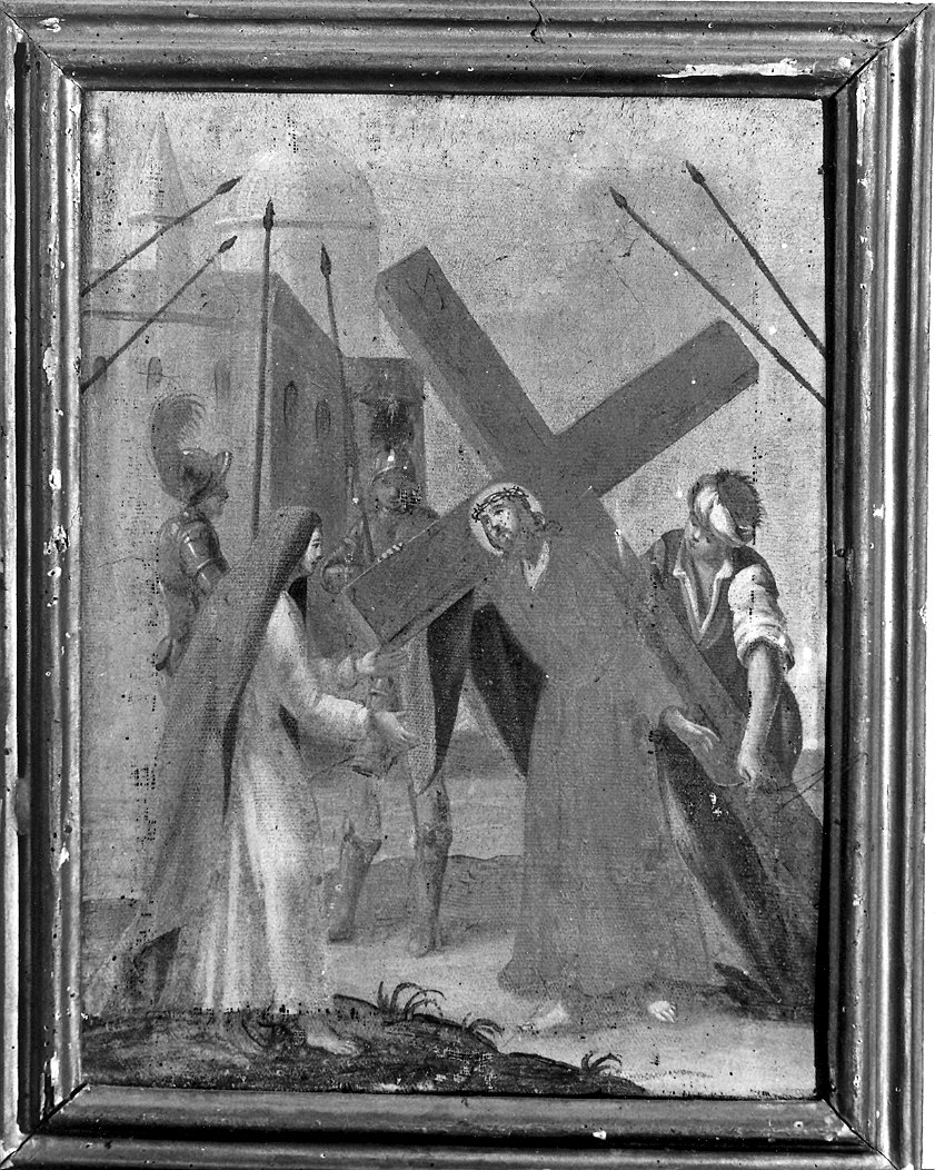 Via Crucis, frammento - ambito piacentino (sec. XIX)