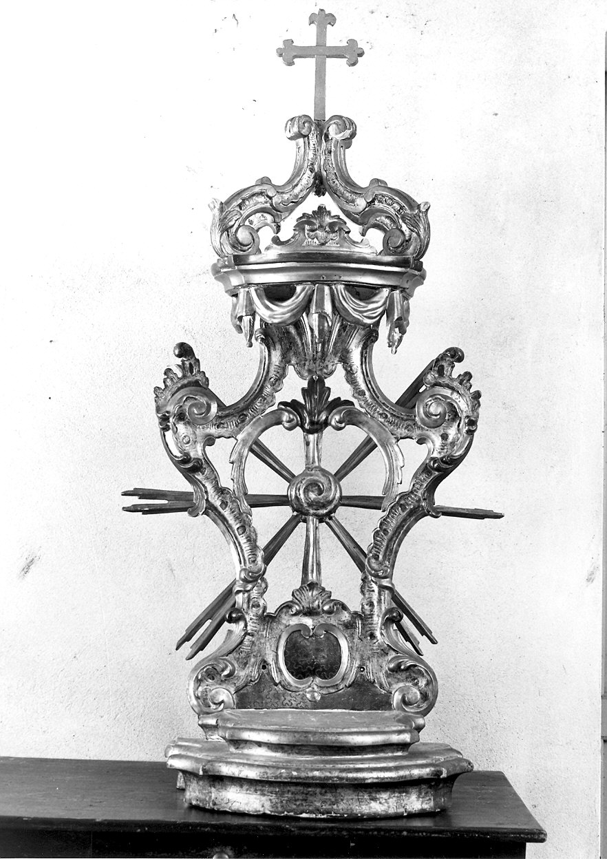 tronetto per esposizione eucaristica - ambito piacentino (sec. XVIII)