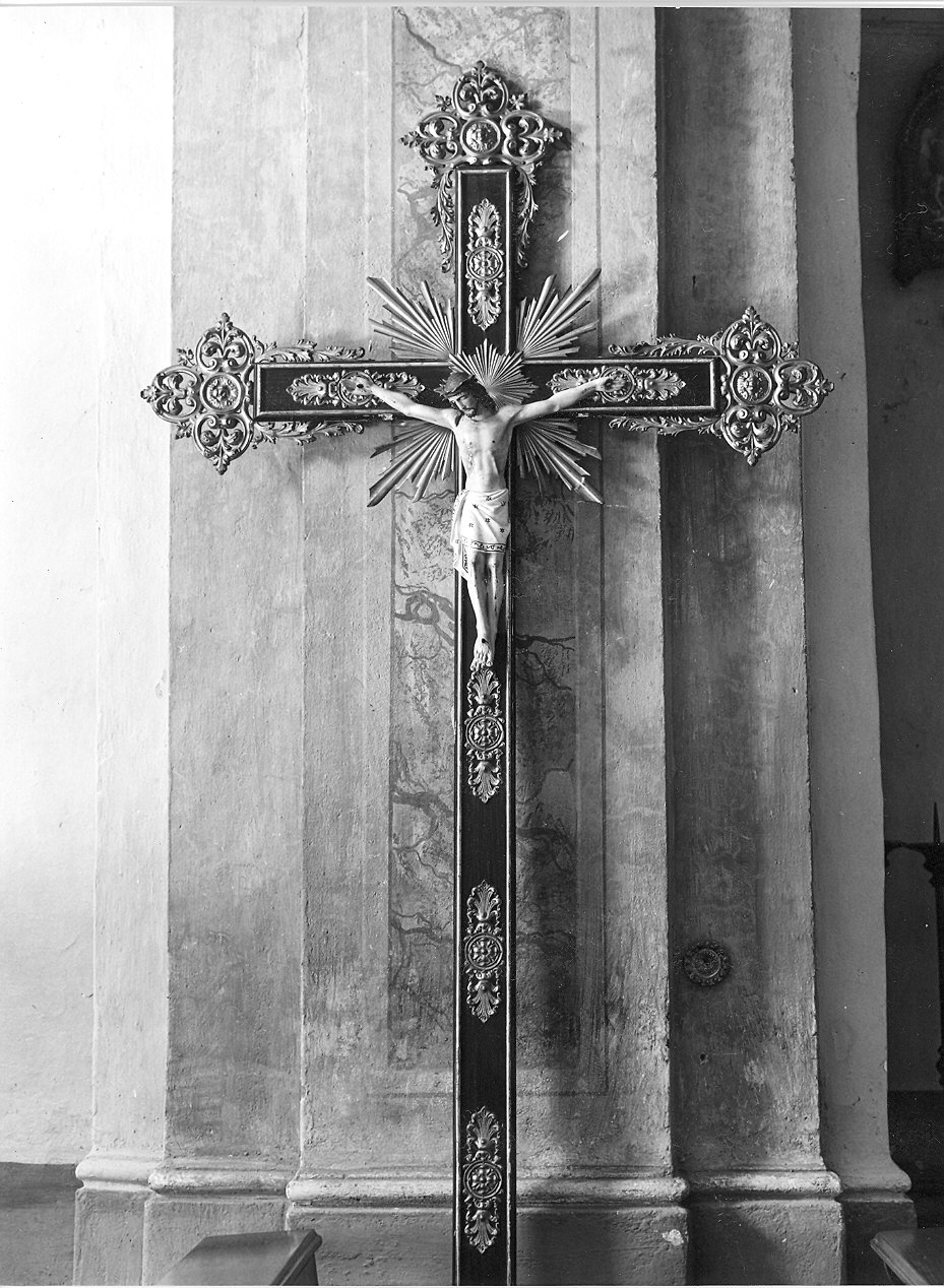 croce processionale - PRODUZIONE LIGURE (inizio sec. XX)