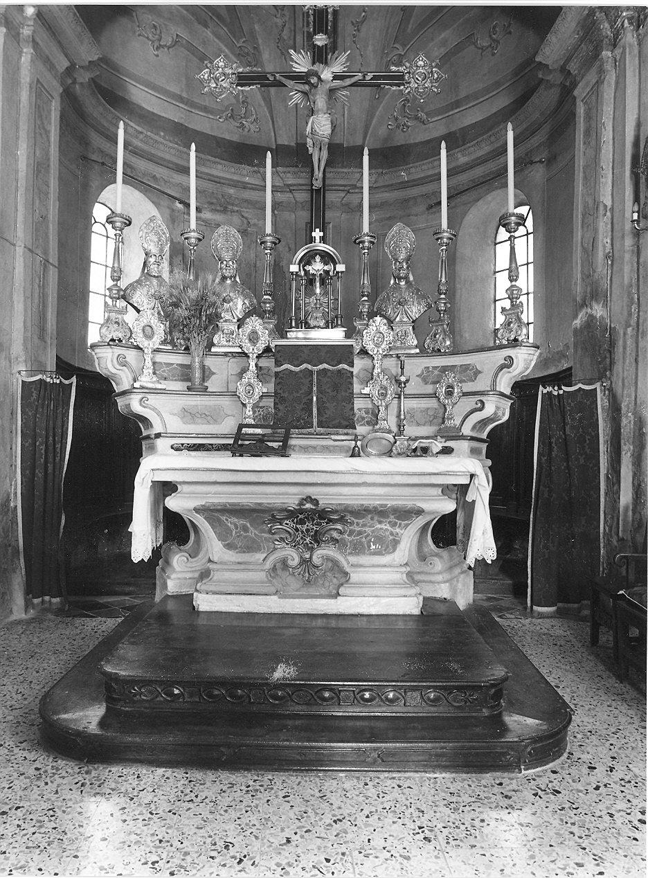 altare maggiore - ambito ligure (prima metà sec. XVIII)
