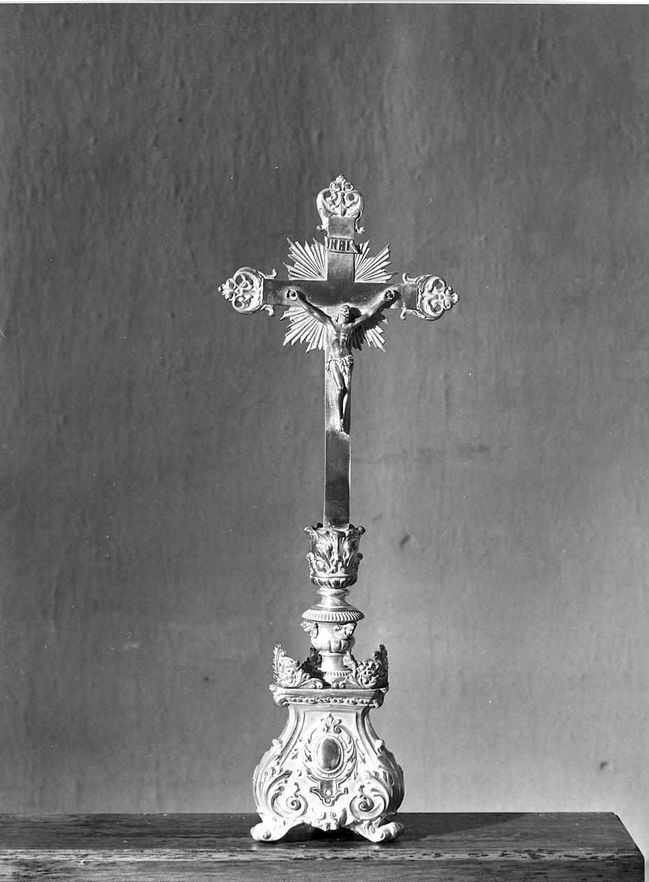 croce d'altare - ambito piacentino (seconda metà sec. XIX)