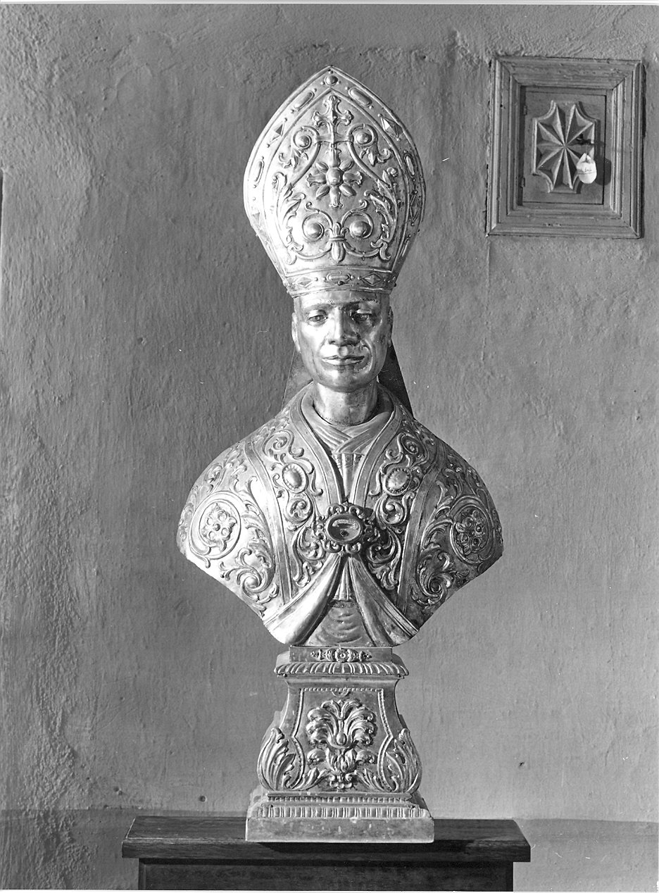 reliquiario - a busto, serie - ambito piacentino (sec. XIX)