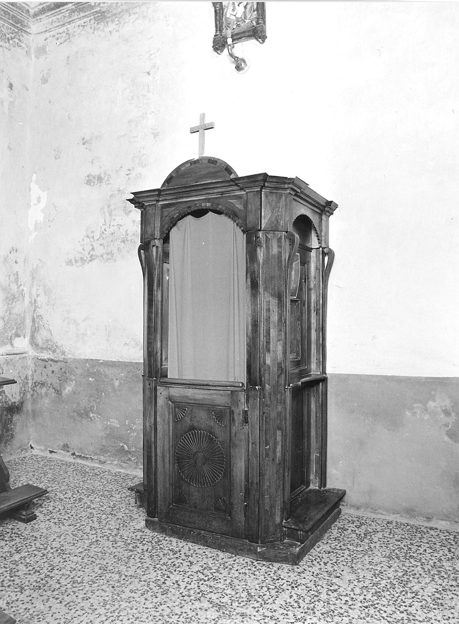 confessionale - ambito piacentino (prima metà sec. XIX)
