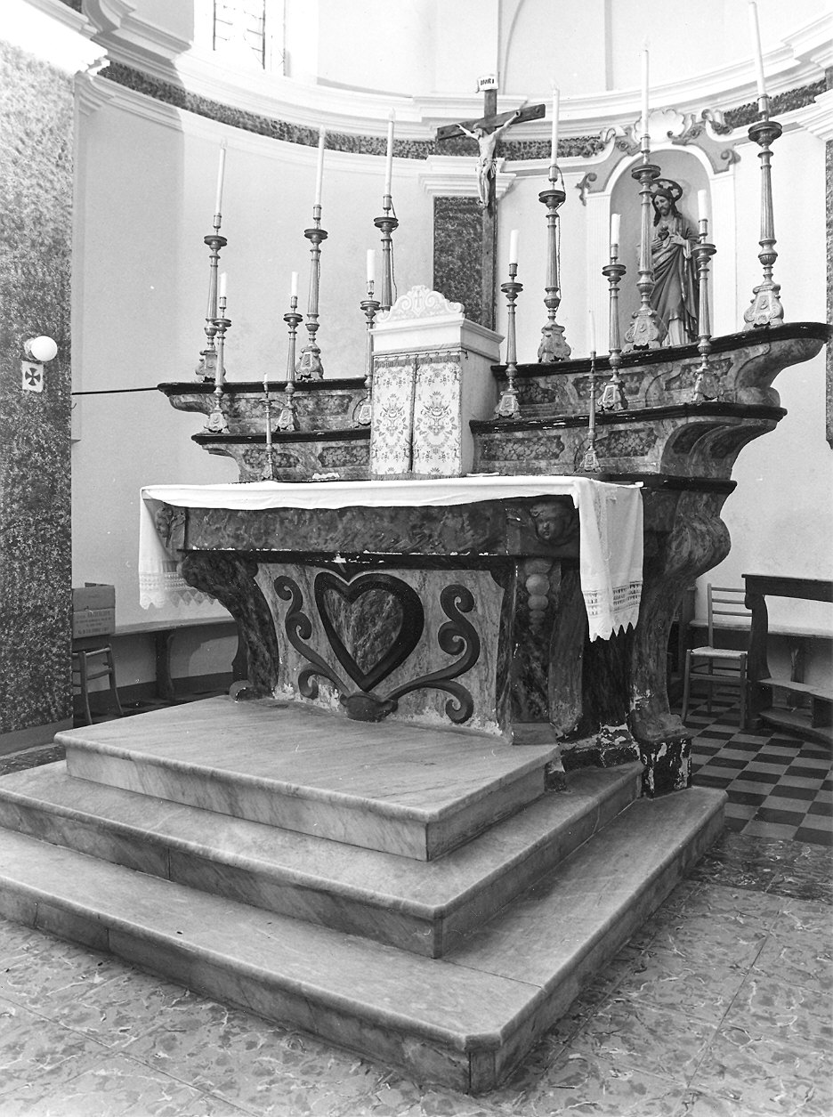 altare maggiore - ambito emiliano (seconda metà sec. XIX)