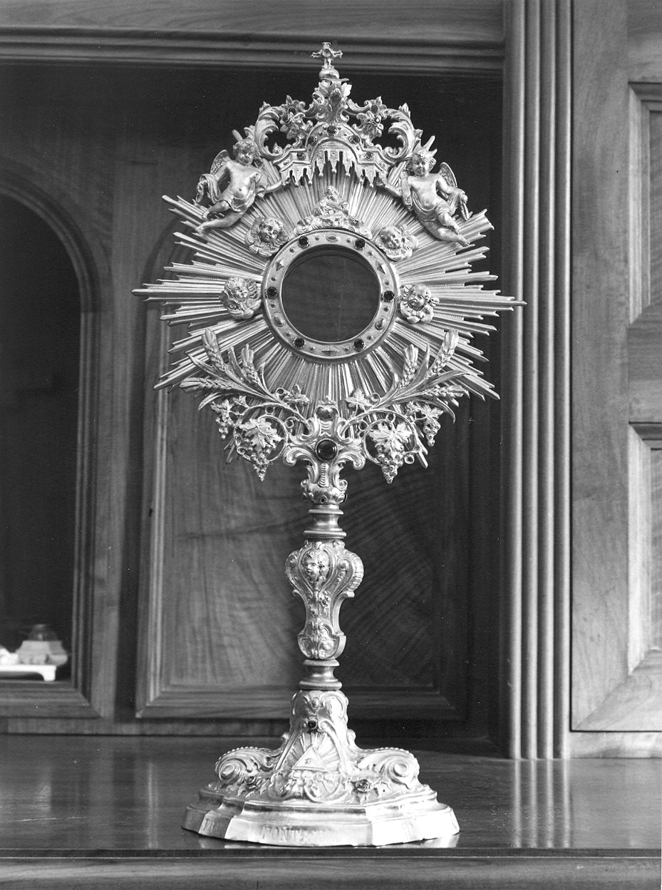 ostensorio - a raggiera di Ditta Tosi Giovanni (inizio sec. XX)