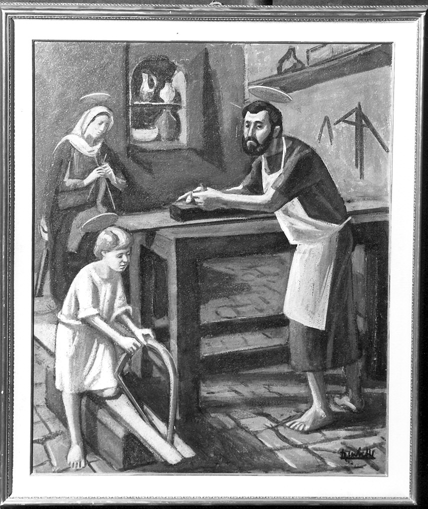 San Giuseppe (dipinto) di Ricchetti Luciano (sec. XX)