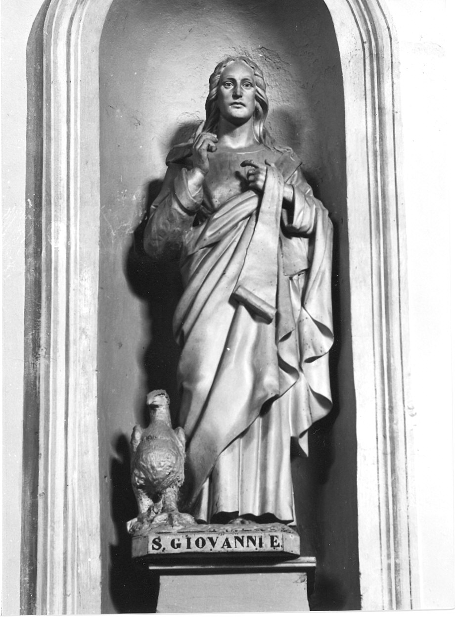 San Giovanni Evangelista (statua) - ambito piacentino (?) (sec. XIX)