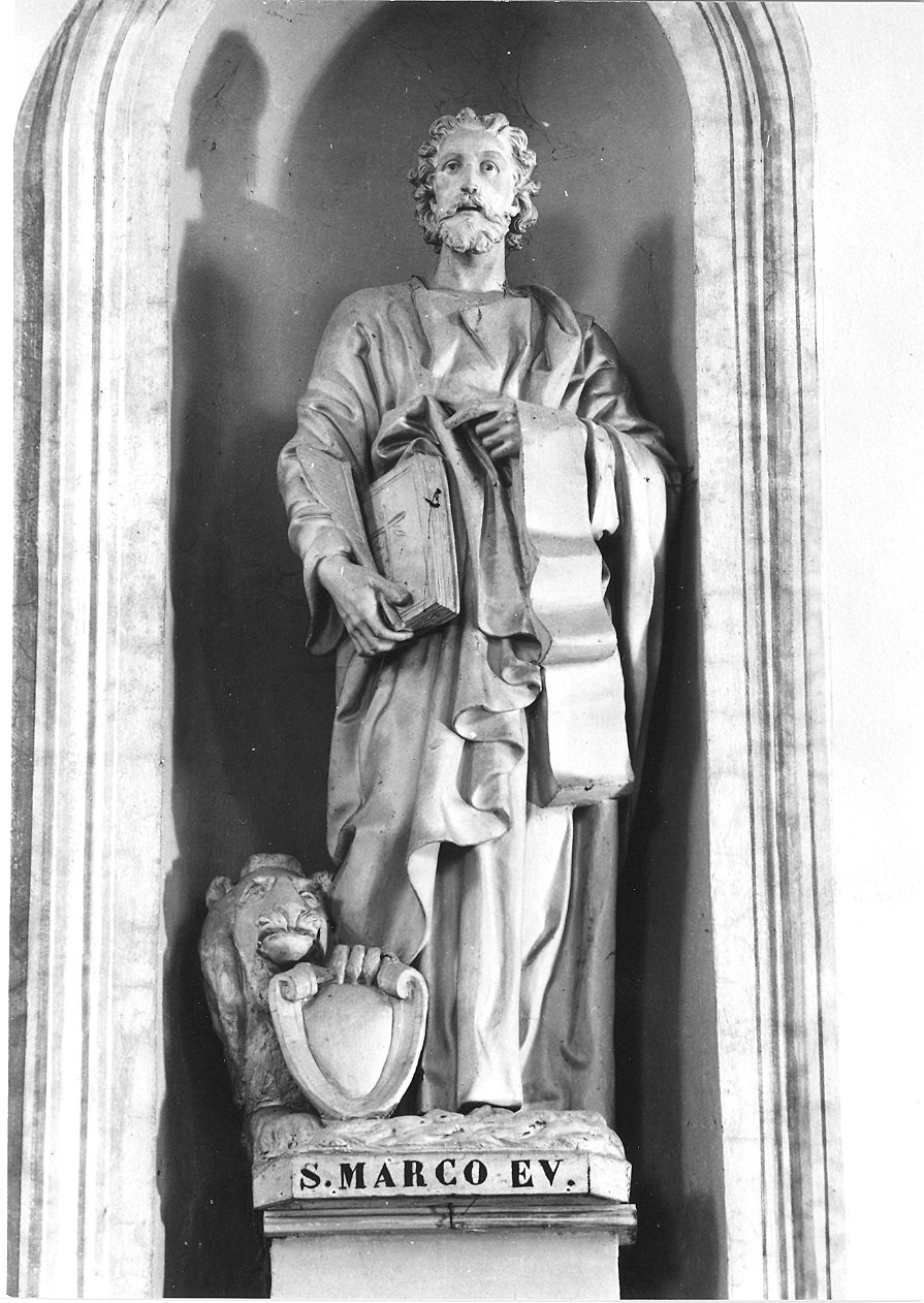 San Marco Evangelista (statua) - ambito piacentino (?) (sec. XIX)