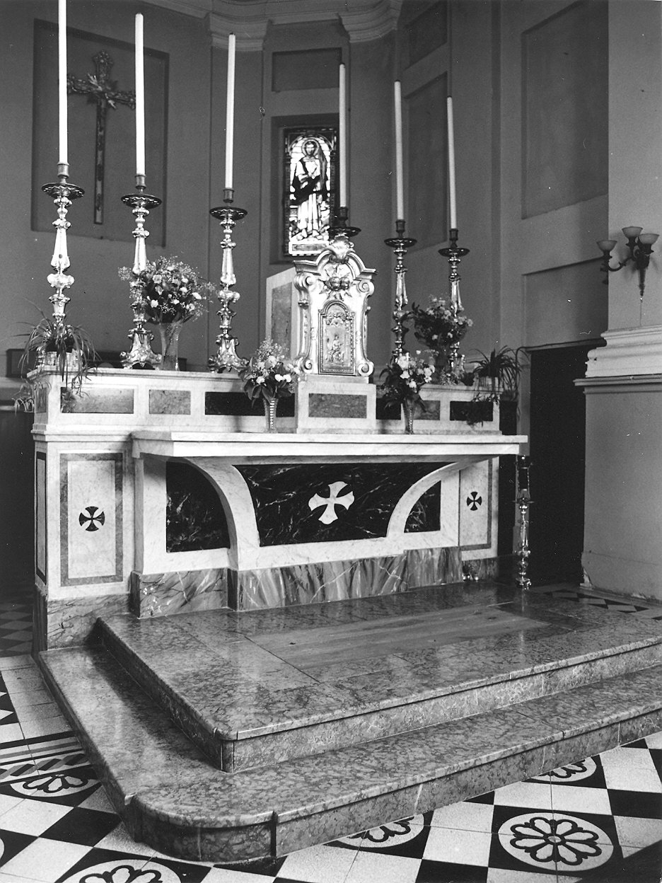 altare maggiore, elemento d'insieme - ambito piacentino (?) (prima metà sec. XX)