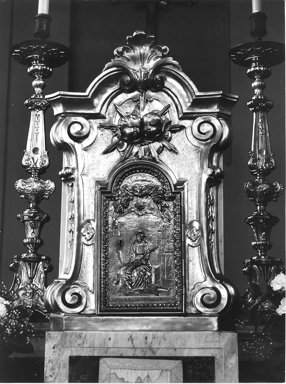 tabernacolo, elemento d'insieme - ambito piacentino (?) (sec. XX)