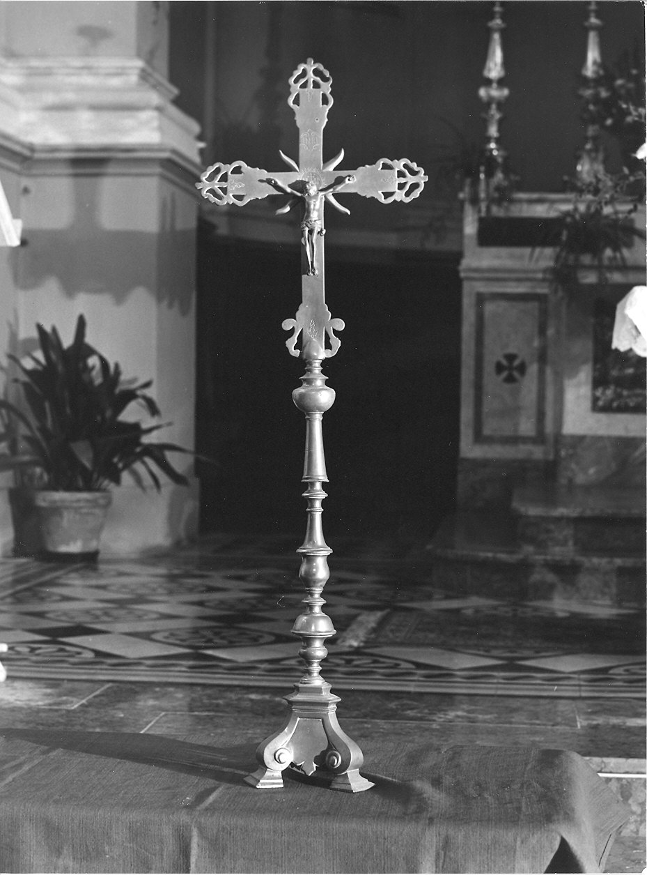 croce d'altare - ambito piacentino (?) (sec. XIX)