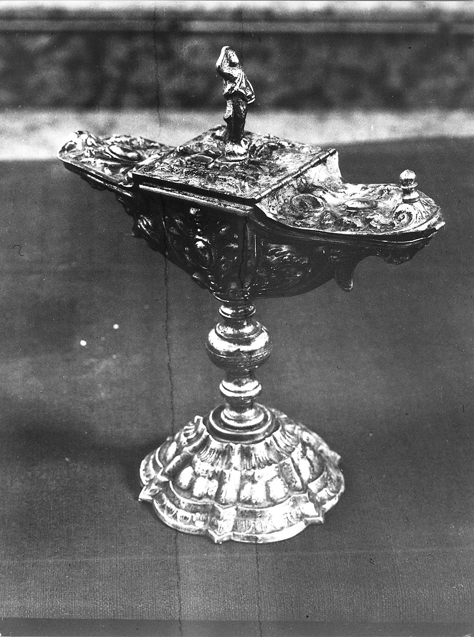 navicella portaincenso - ambito lombardo (sec. XVIII)