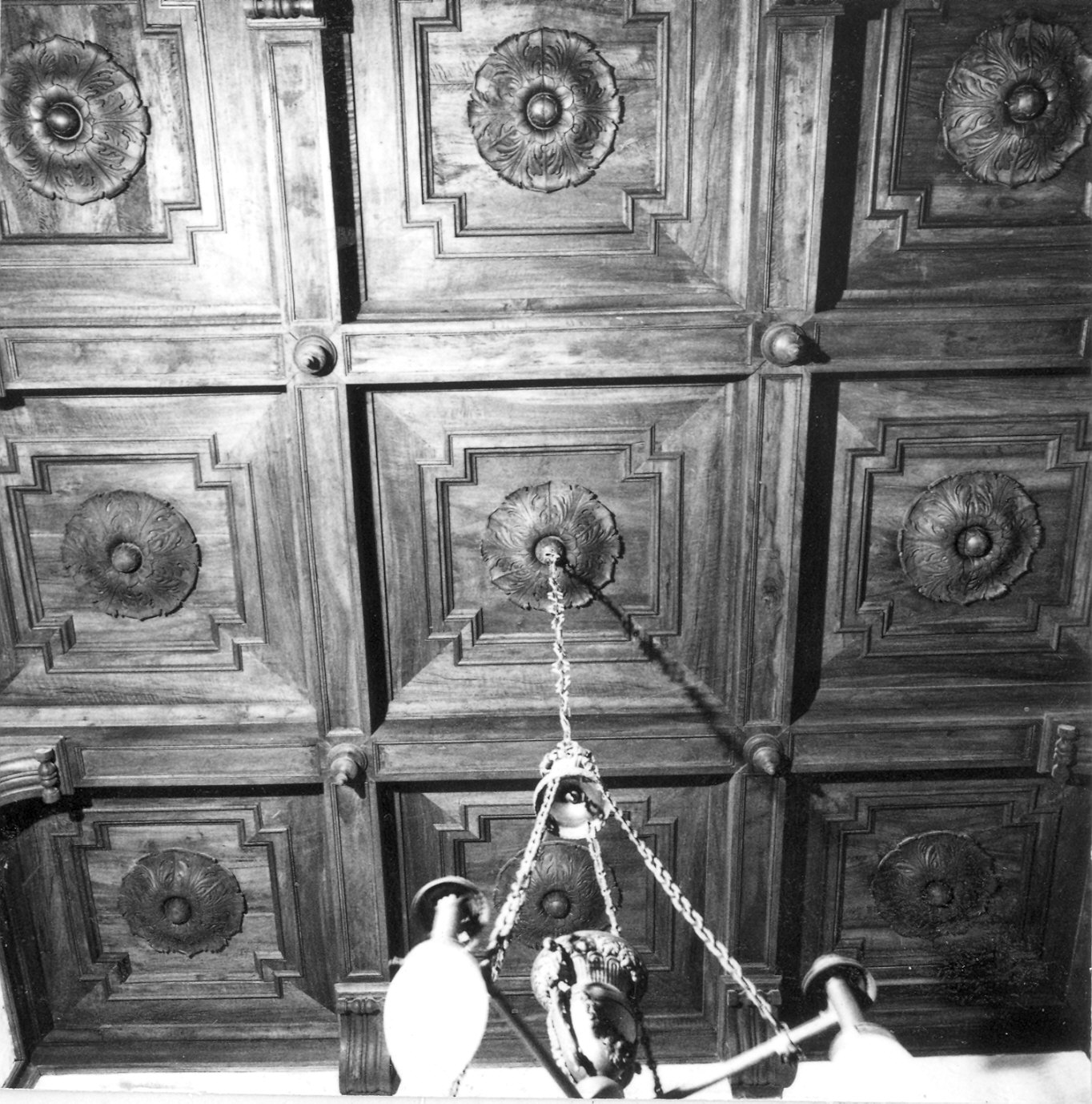 soffitto a cassettoni - ambito parmense (fine/inizio secc. XVIII/ XIX)