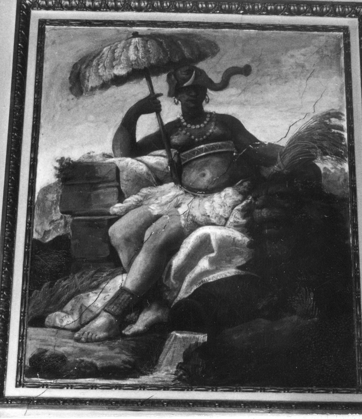 allegoria dell'Africa (dipinto, ciclo) - ambito parmense (sec. XVIII)