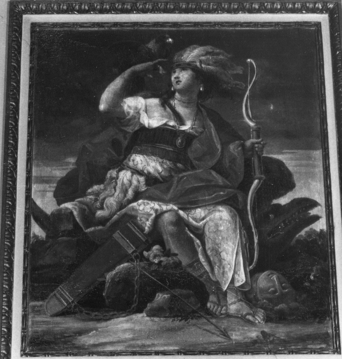 allegoria dell'America (dipinto, ciclo) - ambito parmense (sec. XVIII)